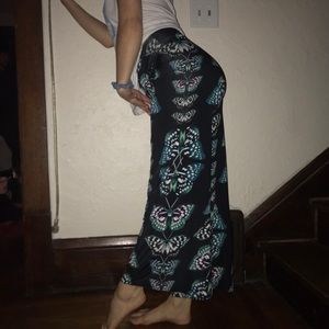 Butterfly yoga pants size S